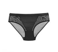 Womens Breathable Waisted Underpants Soft Panties Women's Low Waist Mesh Briefs Solid Color Cotton Crotch Underwear Cotton Thong (Black, M)