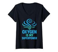 Womens Breathwork Coach Mindfulness Breathing Healing Energy V-Neck T-Shirt