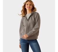 Women's Breeze Full Zip Hoodie, Grey XL