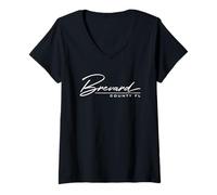 Women's Brevard County FL V-Neck T-Shirt