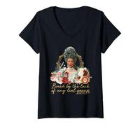 Womens Bridgerton Bored Queen V-Neck T-Shirt