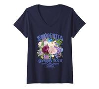 Womens Bridgerton Garden Tour V-Neck T-Shirt