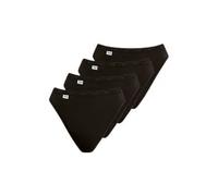 Sloggi Tai Briefs Basic+ 4-Pack Cotton Women's Black Size 10