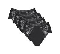 Women's briefs Sloggi Chic Midi 4P Black 38
