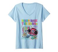 Women's Bring Back the 2000's Vintage Two-Thousands Retro 00s V-Neck T-Shirt