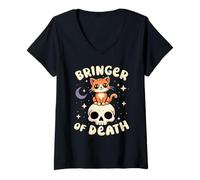 Womens Bringer of Death V-Neck T-Shirt