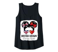 Womens British Grown Chinese Roots Girl Britain China Heritage Tank Top