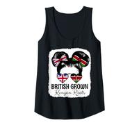 Womens British Grown Kenyan Roots Girl Britain Kenya Heritage Tank Top