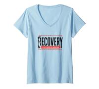 Women's Broken Femur Bone Injury Recovery A Path Worth Walking V-Neck T-Shirt