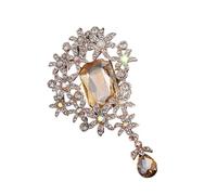 Women's Brooch Antique Inspirational Crystal Embellished, One Size