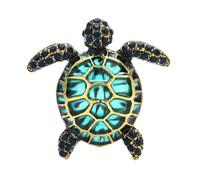 Women'S Brooches And Pins,Lovely Vintage Rhinestone Enamel Turtle Brooches For Women Men Animal Brooch Pin,Christmas Pins,Birthday Wedding For Mum Wife Jewellery,As Shown,As Shown
