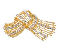 Women's Brooches & Pins Vintage Elegant Broach - Ladies Shawl Lapel Pins Artificial Diamond Brooch Cardigan Clip for Girls Ladies Party Clothing Decoration Gold UC3512