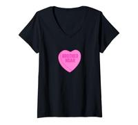 Women's Brother Noah Funny Meme Bother Noah Shirt Valentine Heart V-Neck T-Shirt