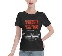 Women's Bruce Singershirt Premium Cotton Basic Short Sleeve T - Shirt for Every Occasion Black XXL