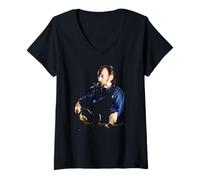Womens Bruce Springsteen Ghost Of Tom Joad World Tour The Boss 1996 V-Neck T-Shirt