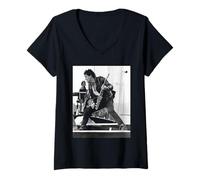Womens Bruce Springsteen Human Touch Lucky Town World Tour 1992 V-Neck T-Shirt