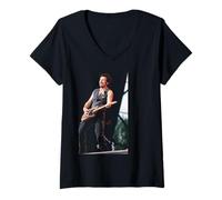 Womens Bruce Springsteen Human Touch Lucky Town World Tour 1992 V-Neck T-Shirt