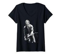 Womens Bruce Springsteen Live E Street Band The River Tour 1981 V-Neck T-Shirt