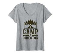 Women's Bruh Camp Director Staff Crew Leader Counselor Squad Cousin V-Neck T-Shirt