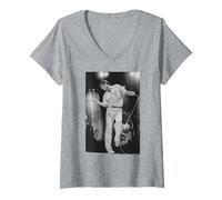 Womens Bryan Ferry Roxy Music Live By Simon Fowler V-Neck T-Shirt