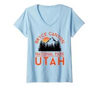 Womens Bryce Canyon National Park V-Neck T-Shirt