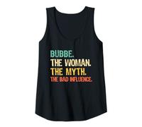 Womens Bubbe The Woman The Myth The Bad Influence Funny Vintage Tank Top
