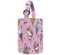 Women's Bucket Handbag, Camel Desert Cactus and Lamp African Tribal Pattern Canvas Tote Bag Purses Trendy Shoulder Bag