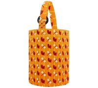 Women's Bucket Handbag, Fox Yoga Canvas Tote Bag Purses Trendy Shoulder Bag