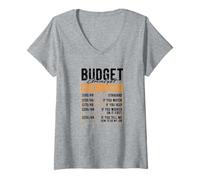 Women's Budget Analyst Hourly Rate Standard If You Watch Help V-Neck T-Shirt