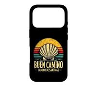 Women's Buen Camino de Santiago Scallop Shell Vintage Sunset Case for iPhone 17 Pro