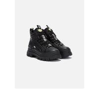 Buffalo Aspha Mid NC Womens Black Boots Faux Leather - Size UK 6