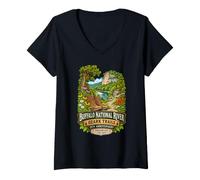Women's Buffalo National River Ozark Trails V-Neck T-Shirt