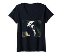 Women's Buffy St Marie Coincidence & Likely Stories By Simon Fowler V-Neck T-Shirt