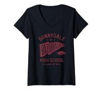 Womens Buffy The Vampire Slayer Sunnydale Razorbacks TV Show V-Neck T-Shirt