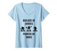 Women's Builder of Armies Painter of Minis Tabletop Gaming RPG V-Neck T-Shirt