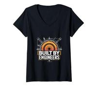 Women's Built By Engineers Gear Mechanic V-Neck T-Shirt