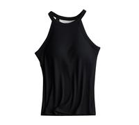 Women's Built in Bra Camisole Racerback Tank Top Athletic Slim Sleevless Padded Camisole Summer Shirt Top