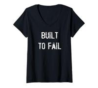 Women's Built to Fail V-Neck T-Shirt