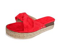 Womens Bunion Correction Flip Flops,Large Size Open Toe Platform Fashion Wedge Heel Sandal Non-slip Comfy Shoes Espadrilles Mules Roman Sandals Slip On Lightweight Slippers (B 07 35 EU)