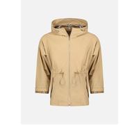 Women's Burberry 'Birley' Check Hooded Rain Jacket Archive Beige - Cream