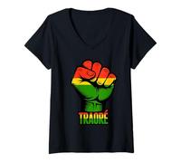 Womens Burkina Faso Ibrahim Traoré Shirt Thomas Sankara Traore V-Neck T-Shirt
