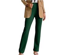Womens Business Casual Office Work Suit Pants Formal Dress Pants Comfort Stretch Curvy Gabardine Slim Fit Straight Leg Pencil Tapered Ankle Pants