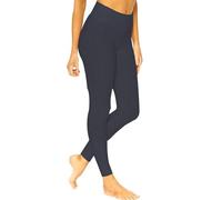 Women's Butt Life Anti-Cellulite Leggings Textured Workout Sport Tights High Waisted Yoga Pants Charcoal Black S