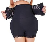 Womens Butt Lifter Hi-Waist Shapewear Tummy Control Waist Trainer Panties Hip Padded Underwear