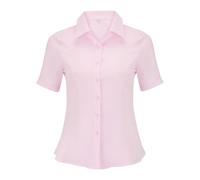 womens button up shirt - Womens Work Button Short Sleeve Shirts Ladies Formal Office Premium Fitted Shirts Regular Fit Wrinkle Free Petite Collared Dressy Blouse Plain Easy Care Non-Iron Slim Workwear