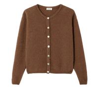 Women's buttoned cardigan American Vintage Vitow Marron S