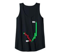 Womens Buy Sell Trader Stock Market Stock Exchange Tank Top