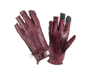 Women'S By City Second Skin Gloves In Garnet Color, Size M