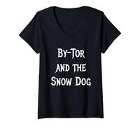 Women's By-Tor and the Snow Dog V-Neck T-Shirt