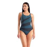 Women's C-back one-piece swimsuit Arena Isabella Vert 42